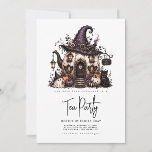 Halloween Tea Party Invitation