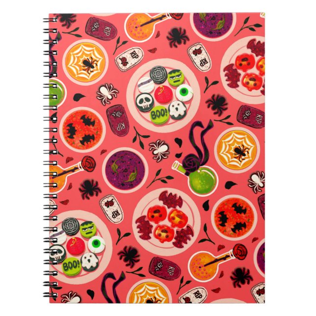 Halloween tea party notebook (Front)