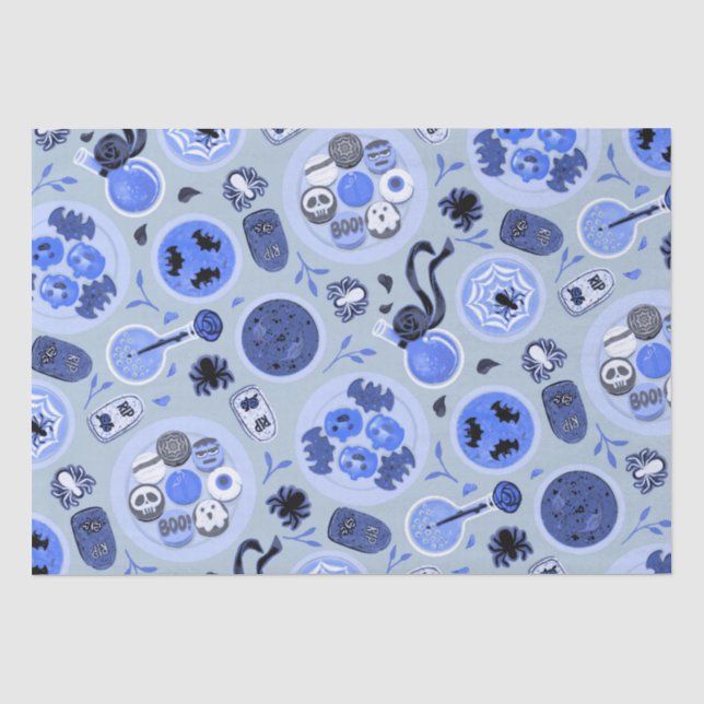 Halloween Tea Party Tissue Paper (Front)