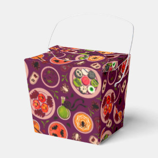 Halloween Tea Party Wrapping Paper Favor Box