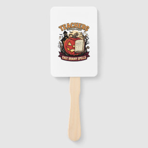 Halloween Teacher Brain Magic Hand Fan