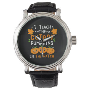 Halloween Teacher Cutest Pumpkins Birthday Watch