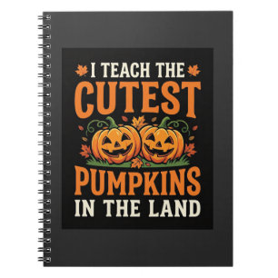 Halloween Teacher Cutest Pumpkins Design_1 Notebook