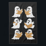 Halloween Teacher Ghost Reading Books Librarian Kitchen Towel<br><div class="desc">Halloween Teacher Ghost Reading Books Librarian</div>