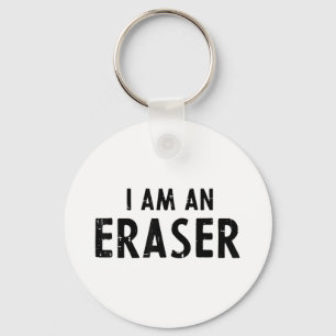 Halloween Teacher Im An Eraser Funny Costume Kids Keychain