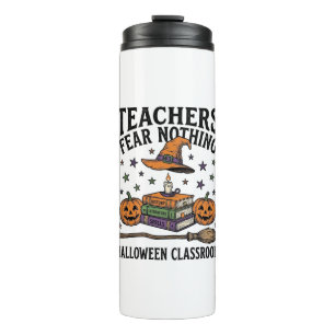 Halloween Teacher Shirt With Witchy Books_1 Thermal Tumbler