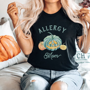 Halloween Teal Pumpkin Allergy Mom T-Shirt