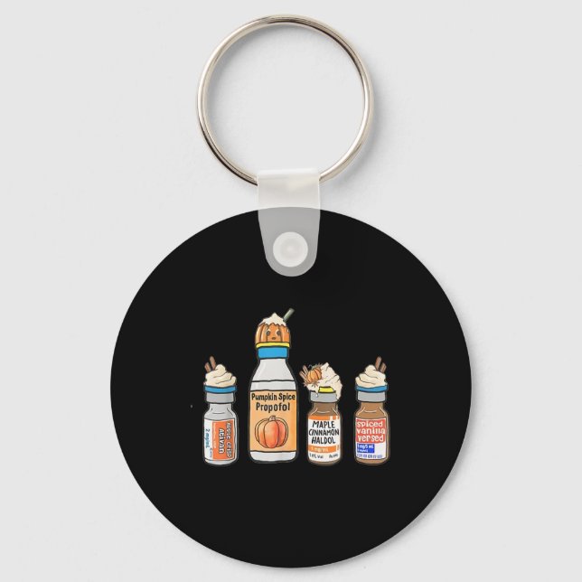 Halloween Tee Crna Pacu Er Ed Icu Cricital Care Nu Keychain (Front)