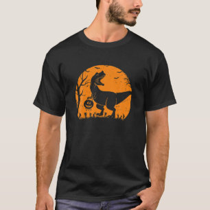 Halloween Tees For Boys Kids Dinosaur T Rex Mummy
