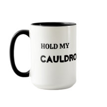 Halloween Tenez Ma Mug Cauldron, 15 oz