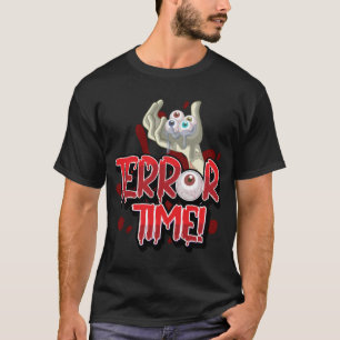 Halloween Terror Time Zombie Hand with Eyes T-Shirt