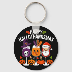 Halloween, Thanksgiving & Christmas Fun and Trendy Keychain