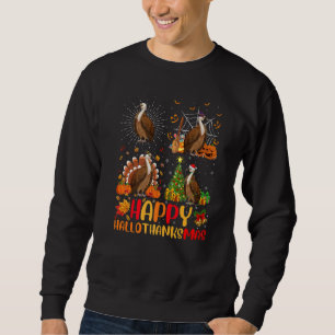 Halloween Thanksgiving Christmas Vulture Bird Hall Sweatshirt