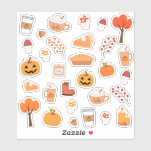 Halloween Thanksgiving Cozy Autumn Fall Scrapbook 