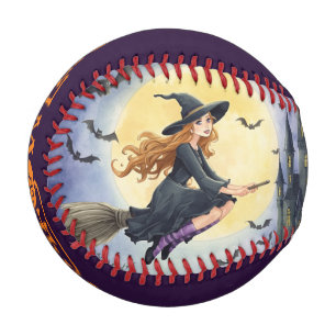Halloween, The Beautiful Witch's Night Ride  Baseball
