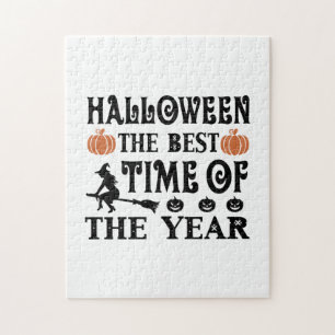 Halloween The Best Time Of The Year Birthday Jigsaw Puzzle
