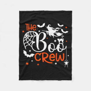 Halloween The Boo Crew - Fun Soky Witch, Cat, Bat  Fleece Blanket