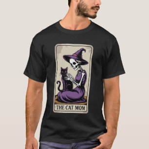 Halloween The Cat Mom Mamma Crazy Cats Lady Girls T-Shirt