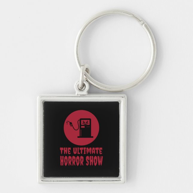Halloween -The Ultimate Horror Show at Gas Station Keychain (Front)
