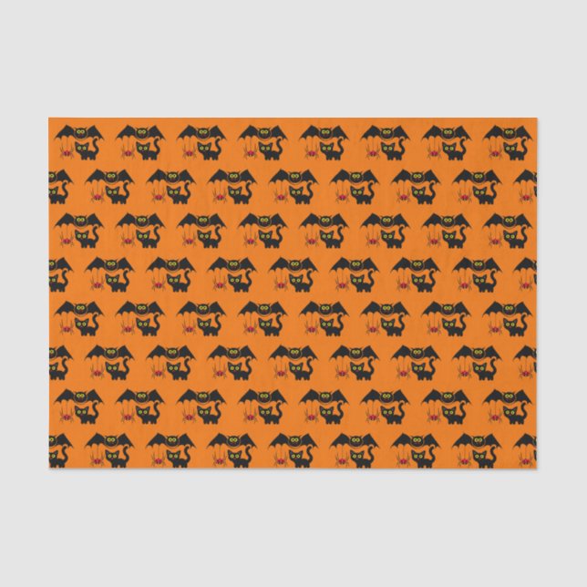 Halloween Theme Tissue Paper (Front)