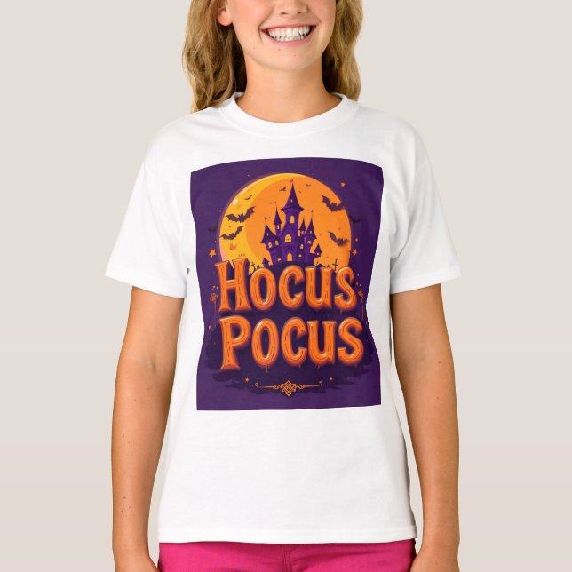 Halloween-Themed Artwork T-Shirt (Front)