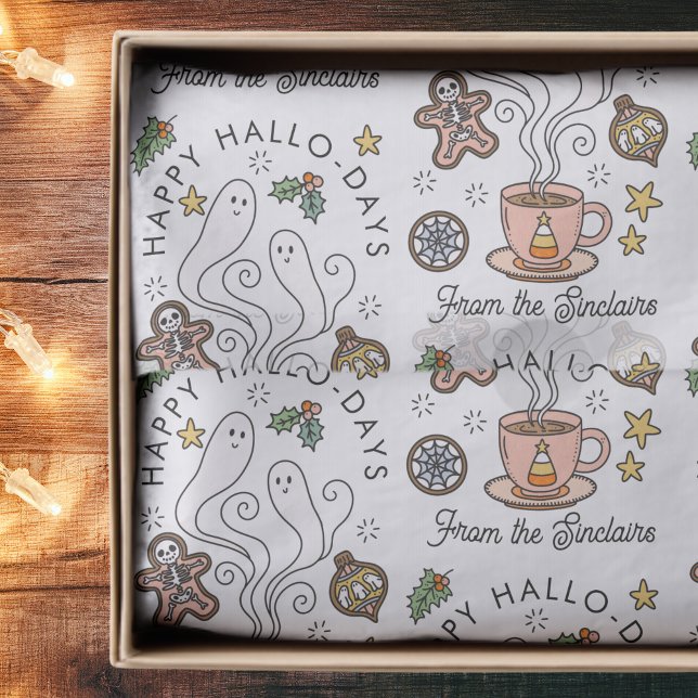 Halloween Themed Christmas Holiday Tissue Paper (Creator Uploaded)