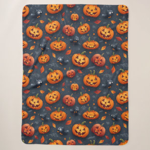 Halloween-themed Large Sherpa Blanket