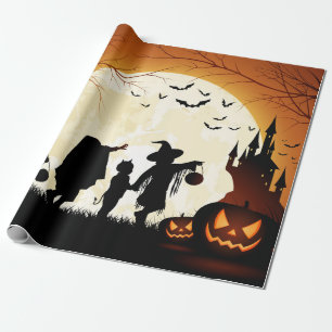 Halloween Themed Matte Wrapping paper