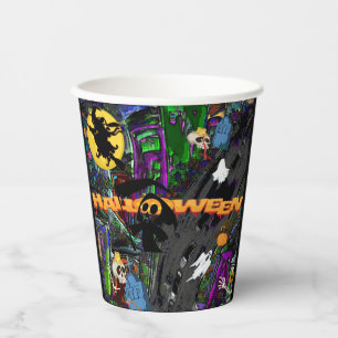 Halloween Themed Paper Cups