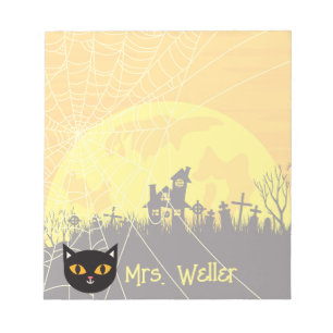 Halloween-themed Personalized Notepad