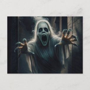 Halloween themed postcard. postcard