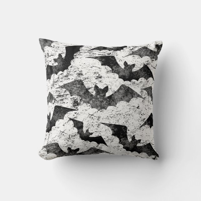 Halloween Themed  Throw Pillow (Front)