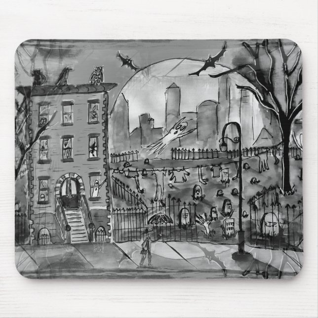 Halloween-themes Mousepad (Front)