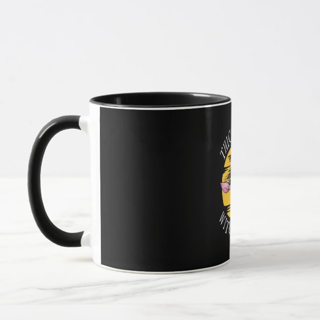 Halloween Thick Thighs Witchy Vibes Mug (Left)