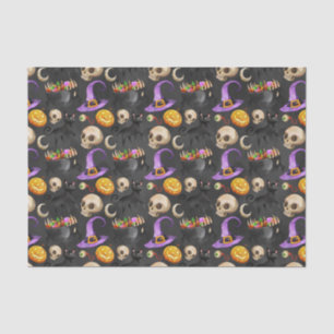 Halloween Things Pattern Tissue Paper