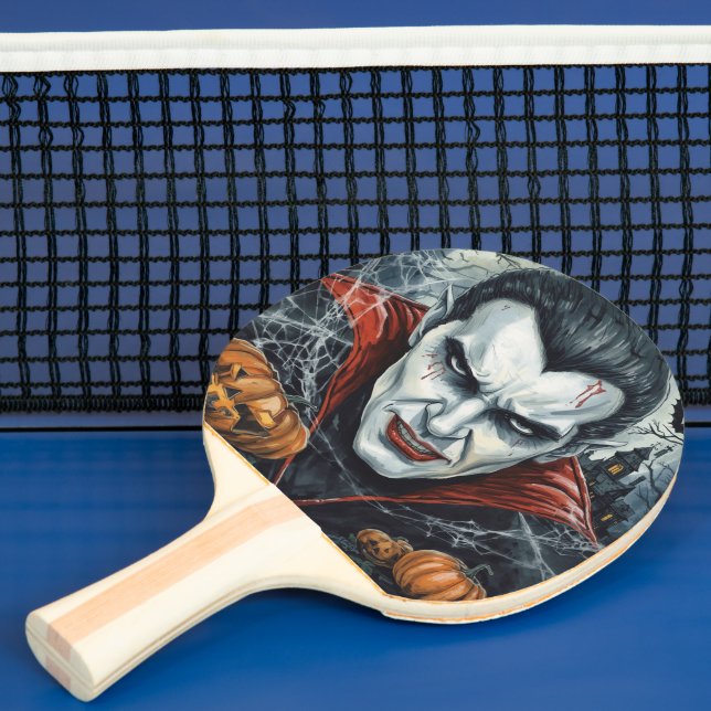 Halloween, Thirsty Vampire  Ping Pong Paddle (Insitu)