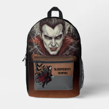 Halloween, Thirsty Vampire , Pumpkin Patch Printe