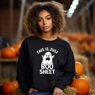 Halloween This Is Just Boo Sheet, Funny Ghost Sweatshirt