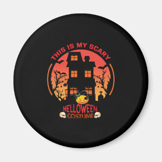 Halloween This Is My Scary Helloween Costume Magnet