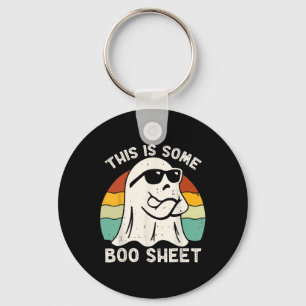 Halloween This is Some Boo Sheet Keychain