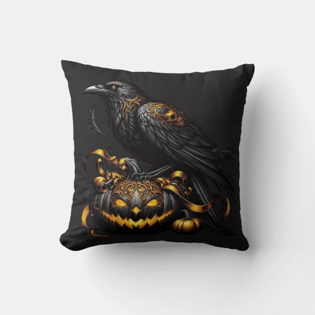 Halloween  throw pillow (Front)