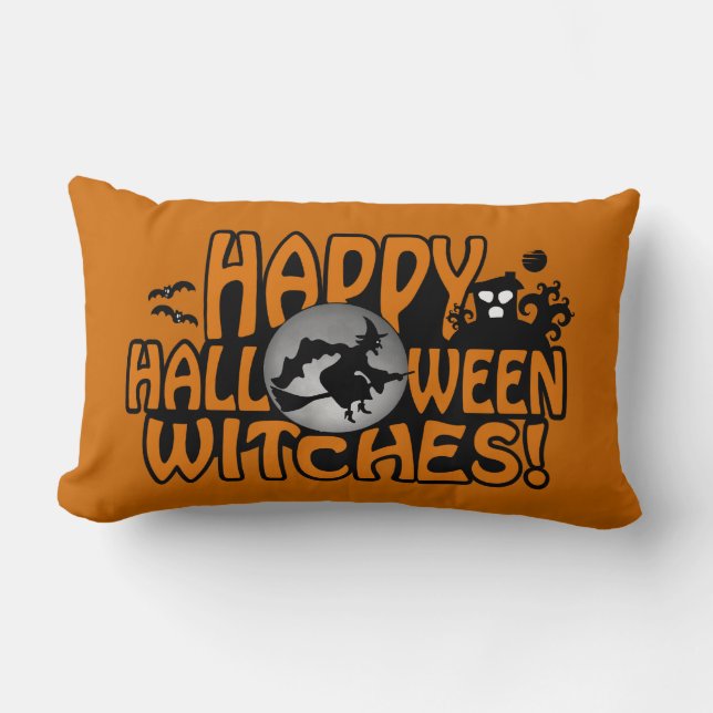 Halloween throw pillow (Front)