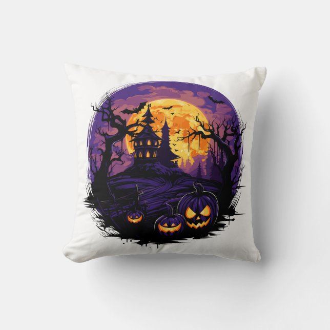 Halloween Throw Pillow (Front)