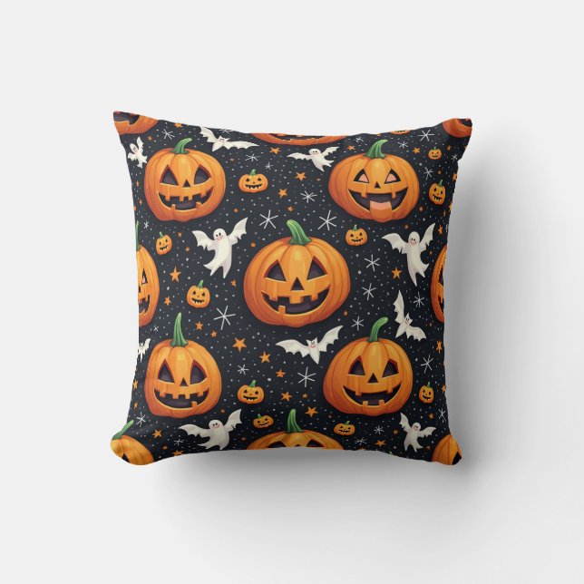 Halloween Throw Pillow (Front)