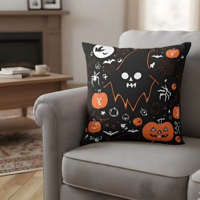 Halloween Throw Pillow (Creator Uploaded)