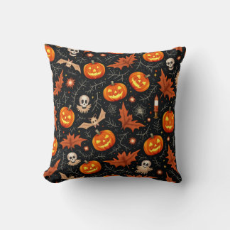 Halloween throw pillow
