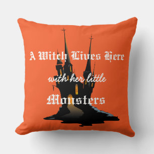 Halloween throw pillow