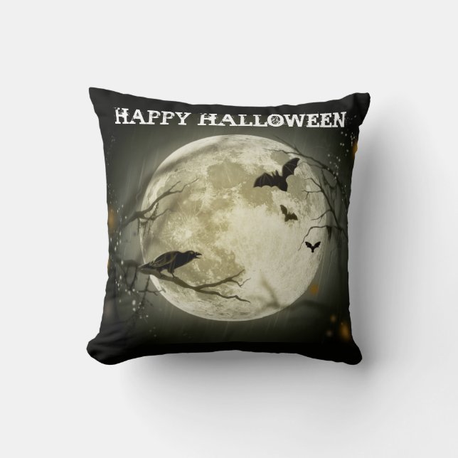 Halloween Throw Pillow (Front)
