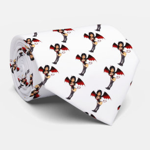 Halloween Tie/Devil Batgirl Tie