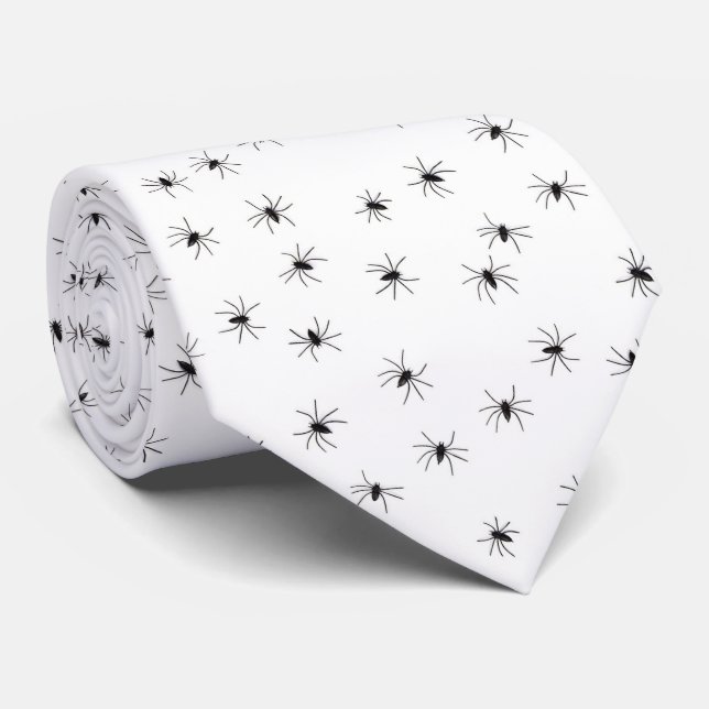 Halloween Tie/Spiders Tie (Rolled)